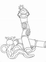 Andy Pandy Coloring Pages Snake Character Info Handcraftguide русский Xcolorings sketch template