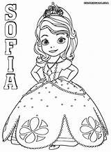 Coloring Sofia Pages First Print Pdf Colorings sketch template