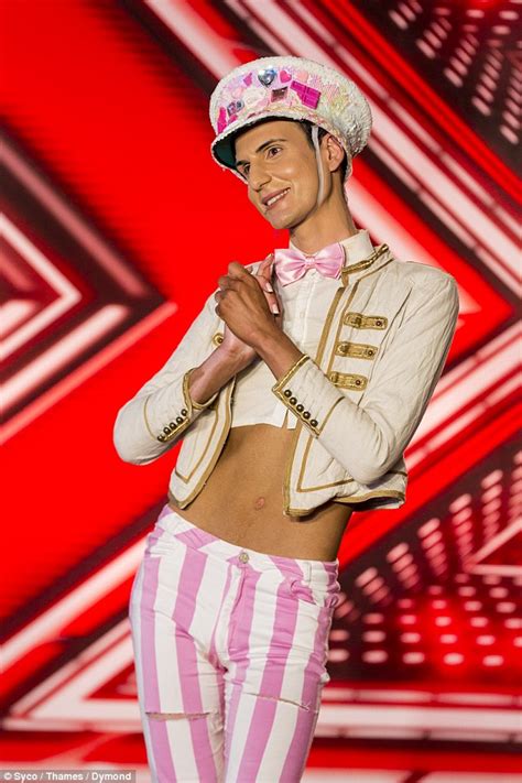 the x factor judges step in as ottavio columbro and bradley hunt have falling out daily mail