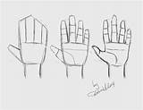 Hand Basic Tutorial Drawing Hands Shapes Using Lines Simple Make Different Tina Thinner sketch template