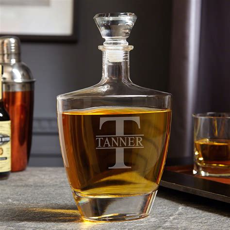 oakmont personalized wallace whiskey decanter