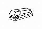 Stapler Coloring Drawing Pages Large Clipartmag Edupics sketch template