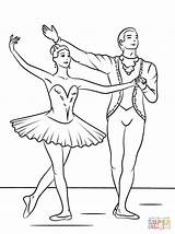 Coloring Pages Ballerina Barbie Clipart Adults Ballet Library sketch template