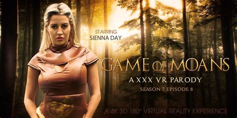 game of moans a xxx vr parody busty babe sienna day vr vr porn video