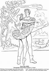 Dover Ballets Schwanensee Bailarina Balerina Dibujos Swan Ausmalen Colorat Nutcracker Doverpublications Wenn Mal Malvorlagen Du Danza Raskraski sketch template