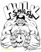 Hulk Smash Coloring Pages Getdrawings Drawing sketch template