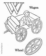 Coloring Letter Pages Alphabet Abc Letters Printable Wagon Sheets Farm Learning Kids Preschool Objects Activity Color Numbers Print Words Activities sketch template