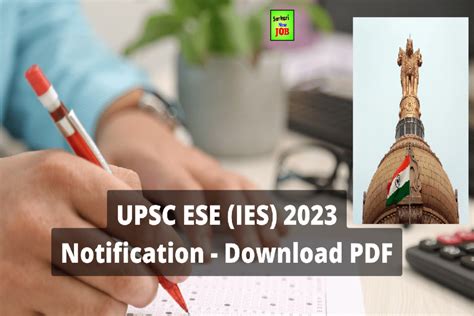 Upsc Ese 2023 Vacancy Notification Out Apply Online For 327
