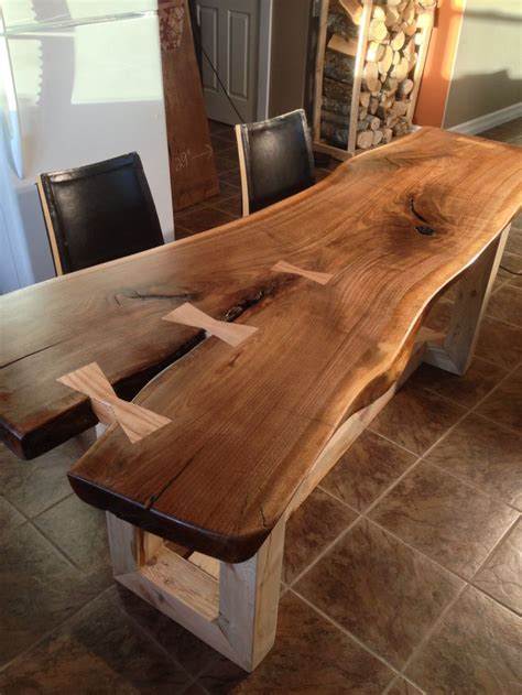 edge dining table google search woodworking
