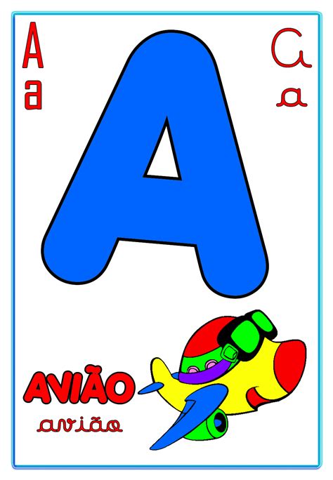 alfabeto quatro tipos de letras  arte de ensinar  aprender