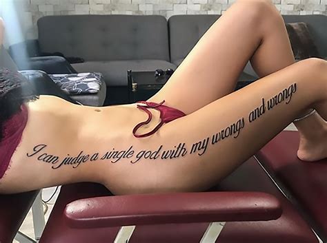 instagram model becomes laughing stock with badly translated tattoo ladbible