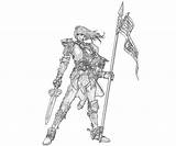 Ability Krone Hilde Soulcalibur sketch template