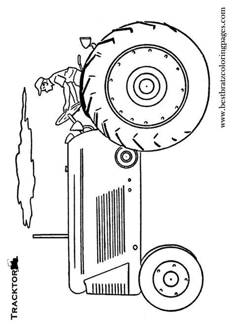 printable tractor coloring pages  kids coloring pages