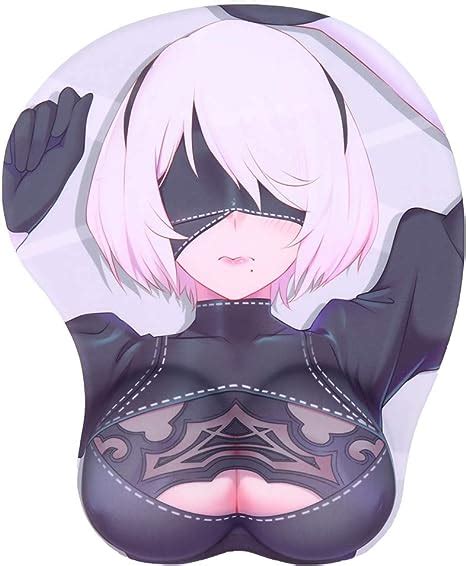 Nier Automata 2b Anime Mouse Pads With Wrist Rest Gaming 3d Mousepads