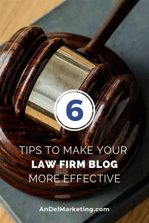tips    law firm blogging  effective andel marketing