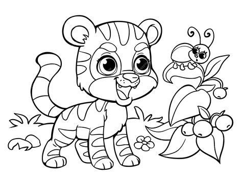 coloring pages  cartoon animals
