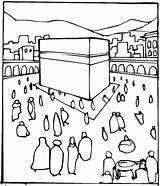 Mewarnai Kakbah Islam Ausdrucken Mekka Kleurplaten Sagrados Mecque Supercoloring Tk Islami Pilgerreise Kumpulan Sd Caaba Moschee Moskee Ausmalbild Paud Sederhana sketch template