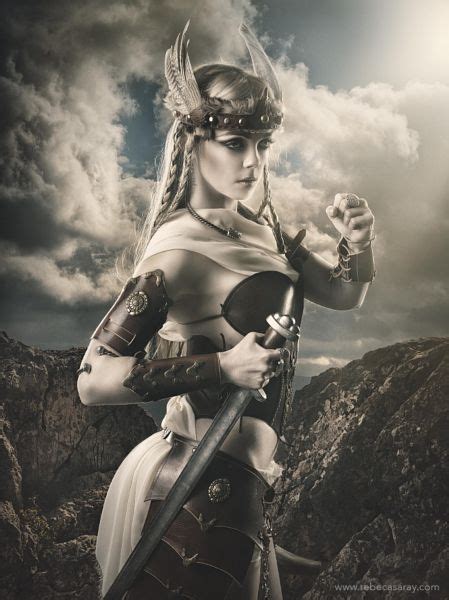 valkyria by rebeca saray norse goddess warrior girl warrior woman