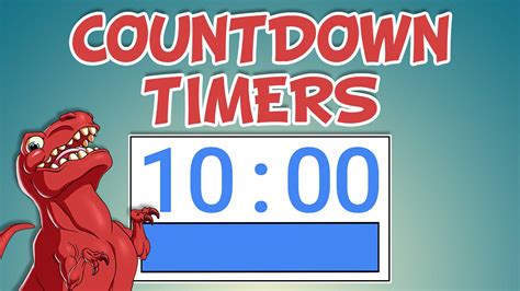 countdown timers  progress bar datasaurus rex