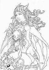 Coloring Warcraft Pages Draenei Wow Lineart Sylvanas Printable Windrunner Adult Deathwing Book Getcolorings Designlooter Color Fairy Monster Colouring Deviantart Choose sketch template