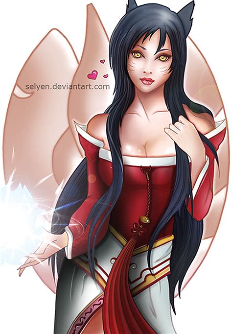 sexy fox ~ ahri league of legends by selyen on deviantart
