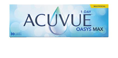 acuvue oasys max  day multifocal acuvue brand contact lenses