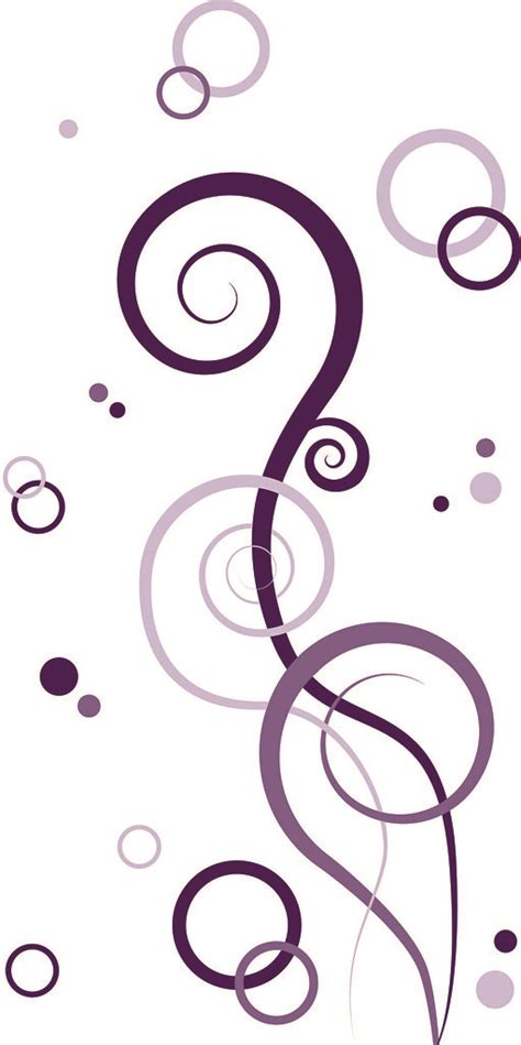 Purple Swirls Abstract Design Created Using Illustrator An Flickr