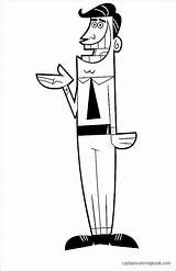 Fairly Oddparents Odd Captaincoloringbook sketch template