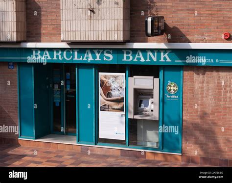barclays bank  barcelona stock photo alamy