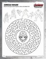 Maze Avengers Coloring Ultron Mazes Rockinmama Sweeps4bloggers Superheroes Hasbro Imaginative sketch template