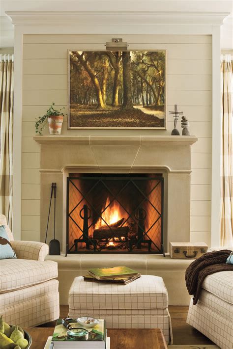 cozy ideas  fireplace mantels southern living
