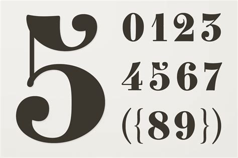 number fonts  displaying numbers fontes numericas