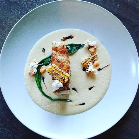Britt Arlen’s Instagram Photo “grilled Mero Sea Bass Corn Chowder