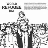 Refugee Drawn sketch template