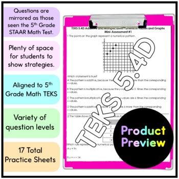 teks  additive  multiplicative patterns  tables  graphs