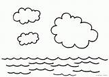 Coloring Water Pages Sky Print Color Kids 425px 01kb sketch template