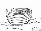 Noah Ark Arche Noahs Bibel Malvorlage sketch template
