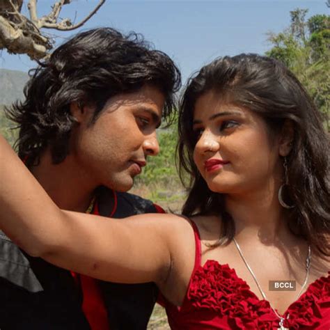 Lado Madheshiya And Neha Shree Singh In A Still From Bhojpuri Movie