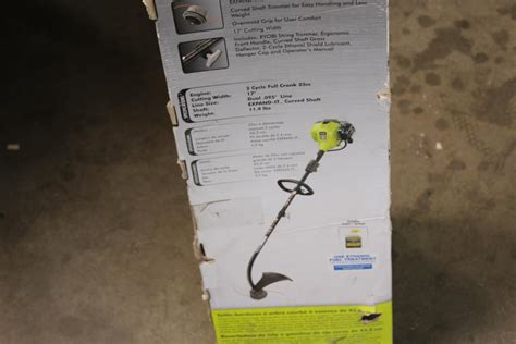 Ryobi 2 Cycle Gas Curved Shaft String Trimmer Property Room