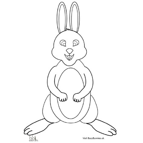 bunny rabbit colouring sheet busy bunnies learning