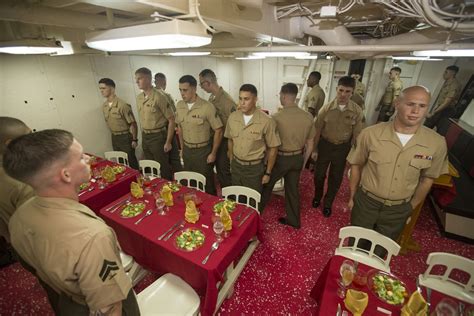 dvids images corporal  marines hold mess night aboard mesa verde image