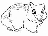 Wombat Coloring Juneteenth sketch template