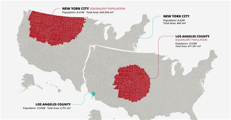 powerful maps show  extremes   population density