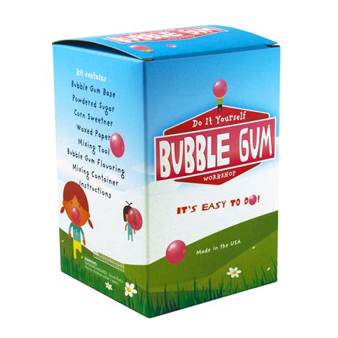 diy bubble gum kit blue turtle toys