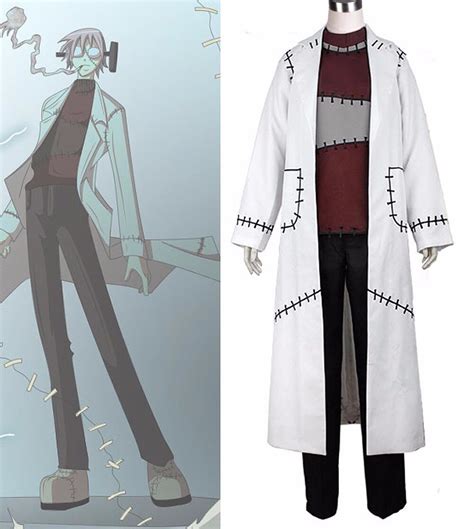 anime soul eater franken stein doctor cosplay costume in anime costumes