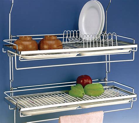 double bowl  dish holder  towel rack