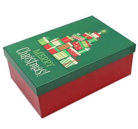 geschenkbox merry christmas geschenke weihnachten gruen rot
