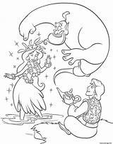 Aladin Genie Aladdin sketch template