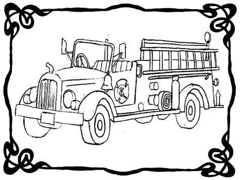 fire engine colouring pages  getcoloringscom  printable