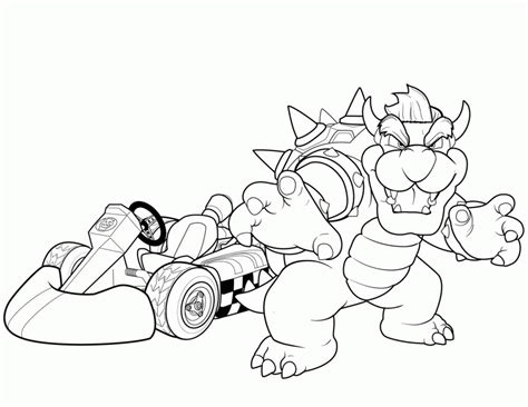 mario kart wii coloring pages coloring home